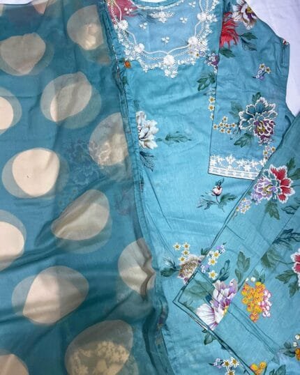 Ever Best Collection Pret Stich 3 Pcs Lawn