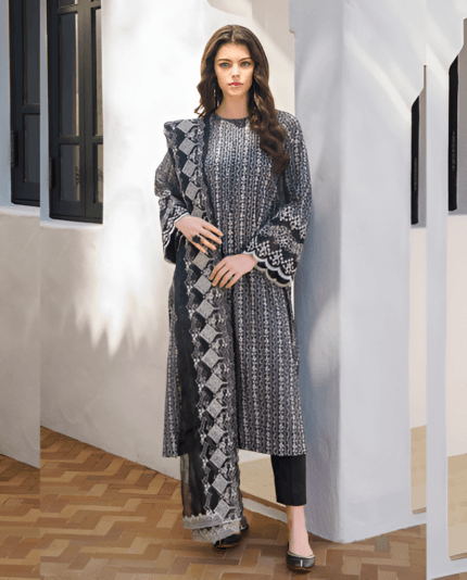 Baroque Luxury Lawn Fabric