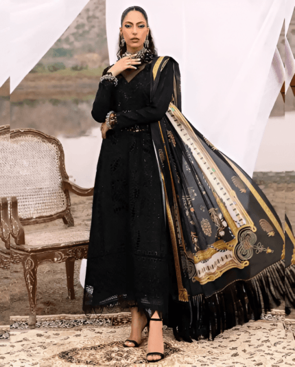 BIN ILYAS LUXURY LAWN Fabric