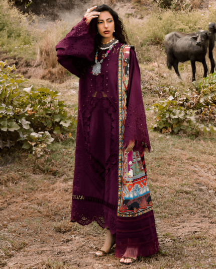 BIN ILYAS LUXURY LAWN Fabric