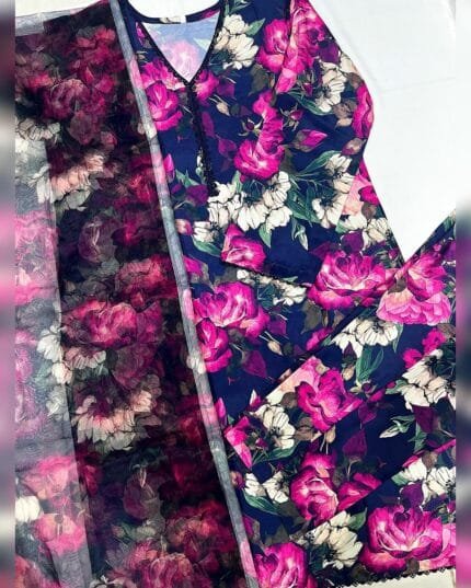 Ever Best Collection Pret Stich 3 Pcs Lawn
