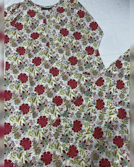 Floral Design 2 Piece Stitch Suit