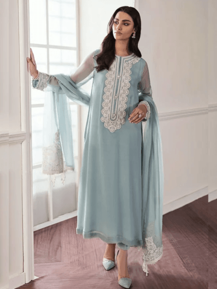 AZURE Luxury Bridal Chiffon 
