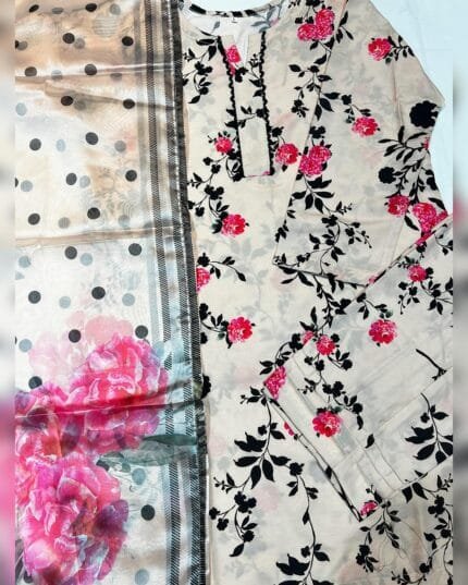 EVER BEST COLLECTION PRET STICH 3 PCS LAWN