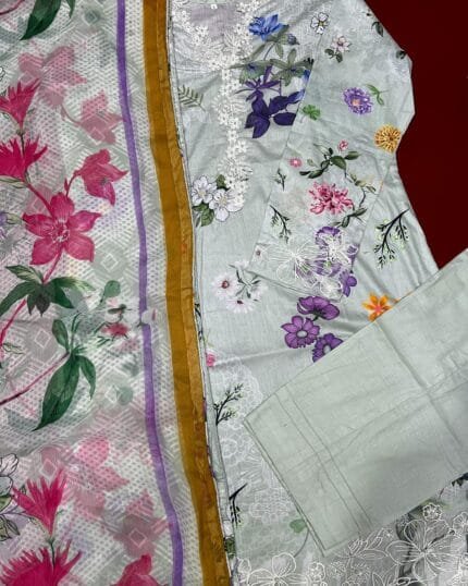 EVER BEST COLLECTION PRET STICH 3 PCS LAWN