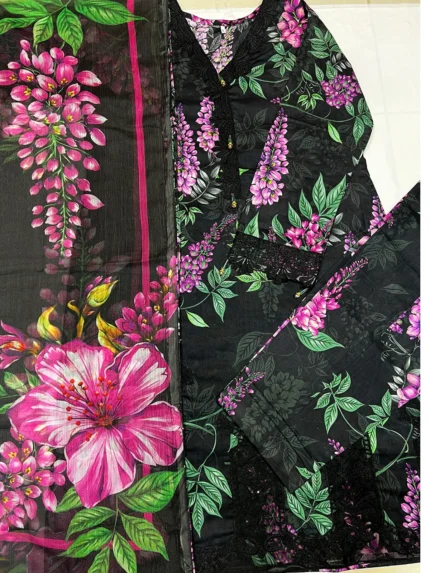 EVER BEST COLLECTION PRET STICH 3 PCS LAWN