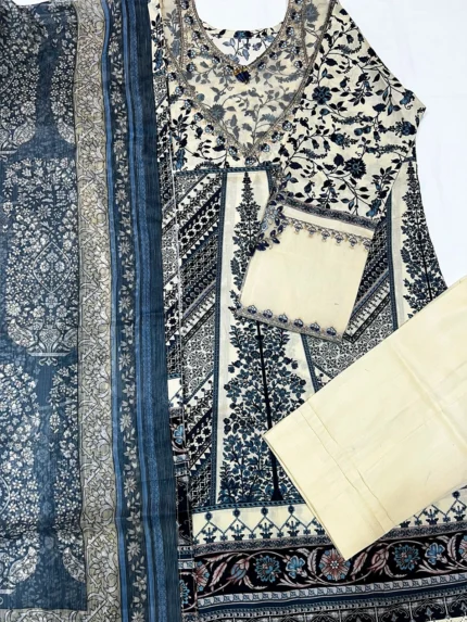 EVER BEST COLLECTION PRET STICH 3 PCS LAWN