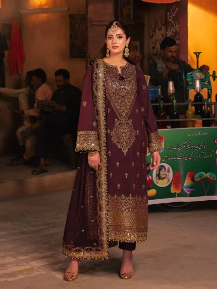 ASIM JOFA Bridal Chiffon Design  