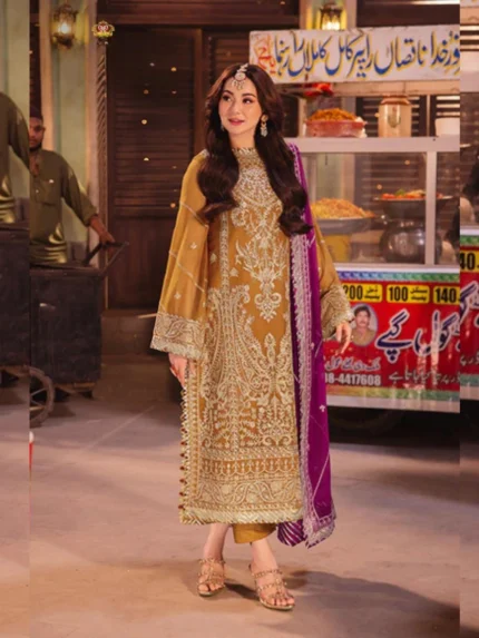 ASIM JOFA Bridal Chiffon Mayo Design
