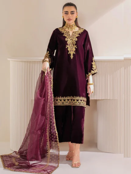 BAROQUE VELVET MEHROON COLOUR HIT CODE
