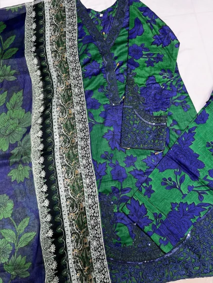 EVER BEST COLLECTION PRET STICH 3 PCS LAWN