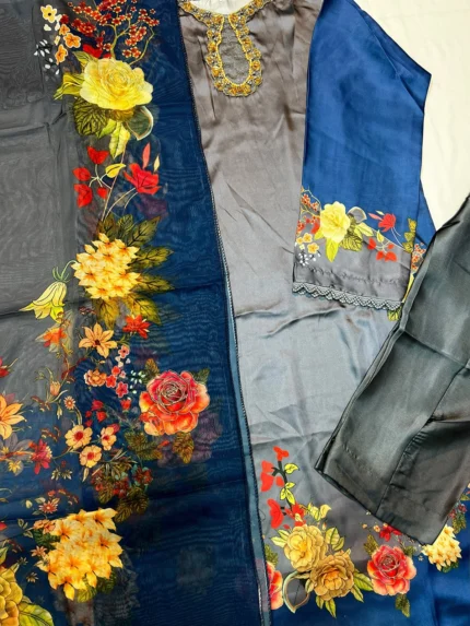 EVER BEST COLLECTION PRET STICH 3 PCS SILK