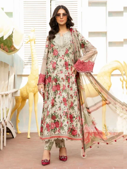 MARIA B LUXURY LAWN Fabric