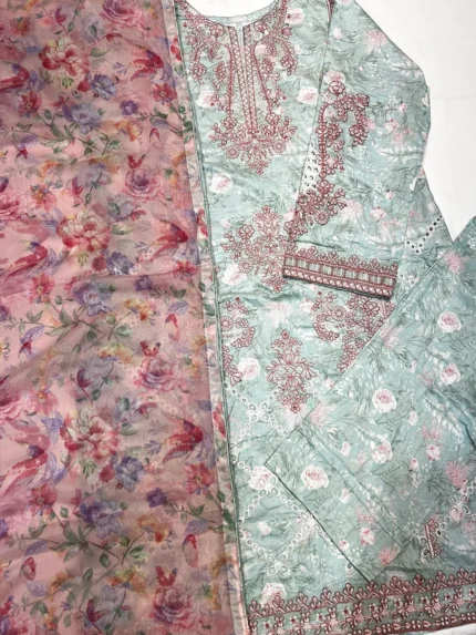 EVER BEST COLLECTION PRET STICH 3 PCS LAWN