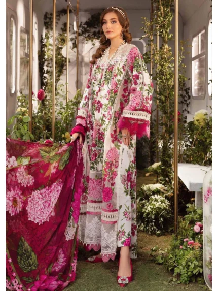 MARIA B LUXURY LAWN Fabric