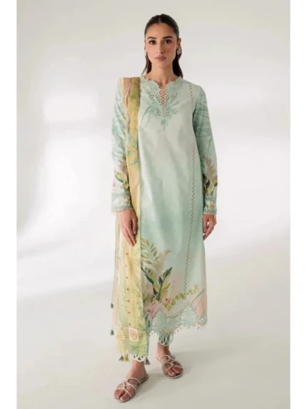 QALAMKAR Luxury Lawn Fabric