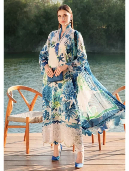 MARIA B Luxury Lawn Fabric