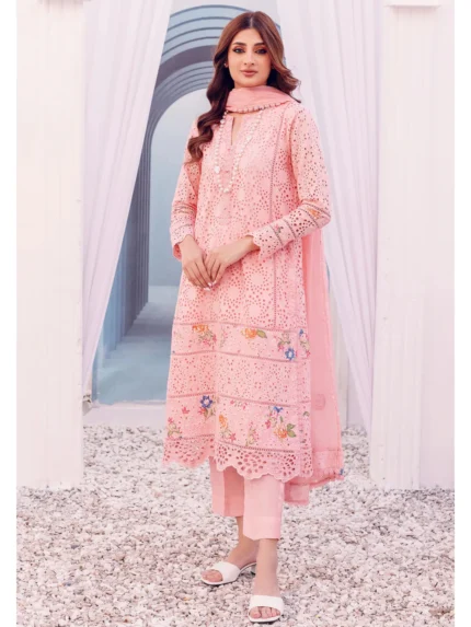 SABEEN ABBAS Chikankari Luxury Lawn Fabric