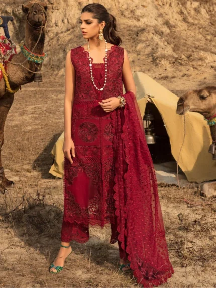 CRIMSON Luxury Lawn Fabric