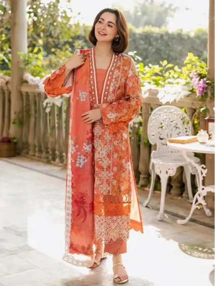 Asifa and Nabeel Luxury Lawn Fabric