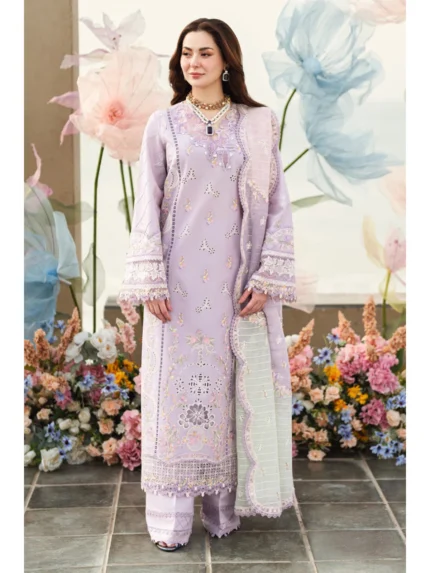 QALAMKAR   Luxury Lawn Fabric
