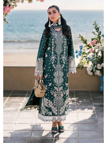 Qalamkar   Luxury Lawn Fabric