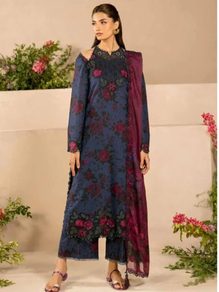 IZNIK Luxury Lawn Fabric