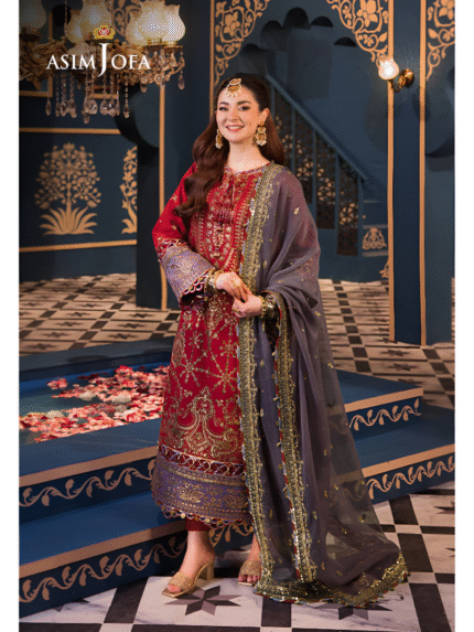 Asim Jofa Bridal Chiffon Hit Code