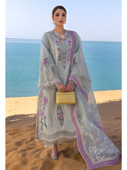 Crimson   Luxury Lawn Fabric