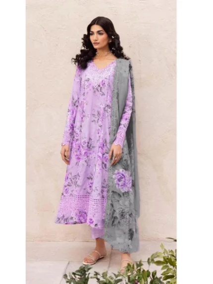 Iznik Luxury Lawn Fabric
