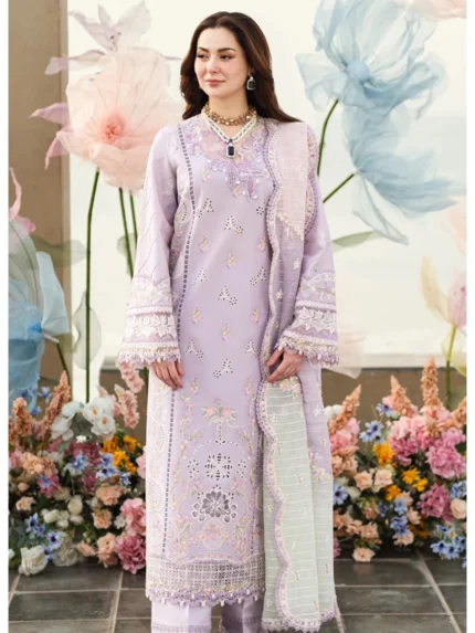 Qalamkar Luxury Lawn Fabric