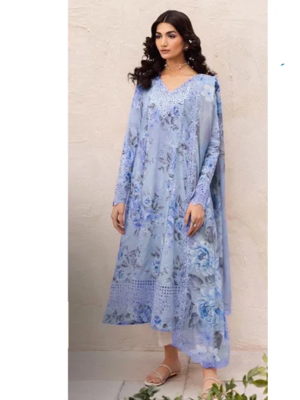 Iznik Luxury Lawn Fabric